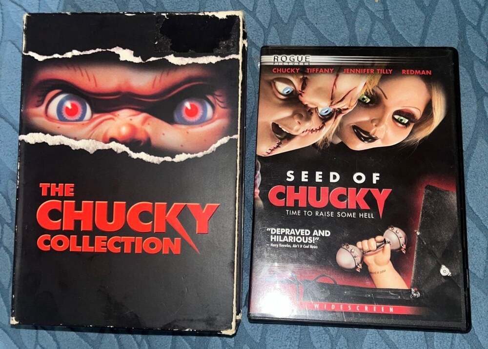 The Chucky Collection & Seed of Chucky & Childs Play Horror DVD 5 pc Set
